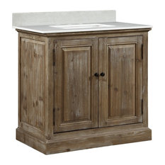 infurniture inc infurniture 36 solid wood sink vanity with arctic pearl quartz - Farmhouse Bathroom Vanity infurniture inc infurniture 36 solid wood sink vanity with arctic pearl quartz - Farmhouse Bathroom Vanity