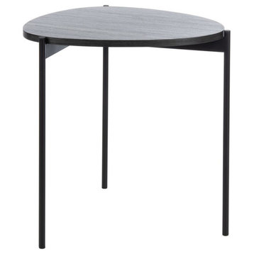 Bjorn Side Table Dark Gray Oak/Black