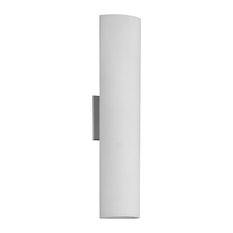 Mila 2-Light Wall Sconce, Frosted Glass