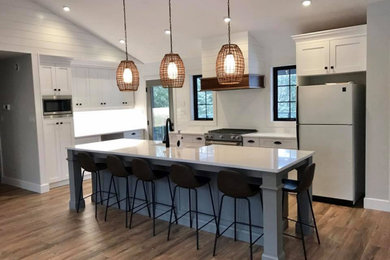 Inspiration for a transitional kitchen remodel in Other