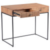 35.5 Inch Desk Natural Natural Contemporary