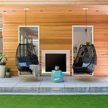 deck near kitchen