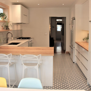 Modern Reno Lightens Urban Rowhouse