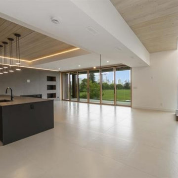 Strathearn Drive - Fenix Black Melamine & Oiled Walnut
