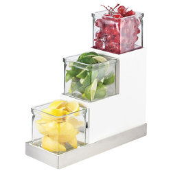 Contemporary Condiment Sets by Cal-Mil Plastic Products Inc