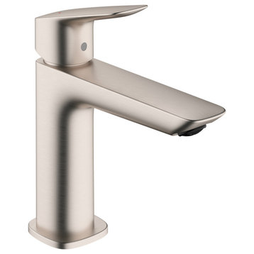Hansgrohe 71253 Logis Fine 1.2 GPM 1 Hole Bathroom Faucet 110 - Brushed Nickel