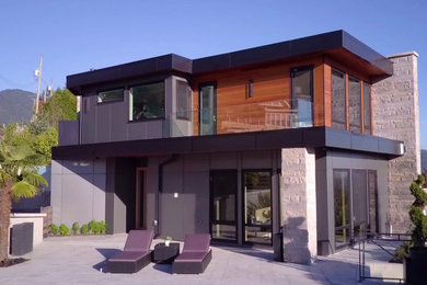 Example of a trendy exterior home design in Vancouver