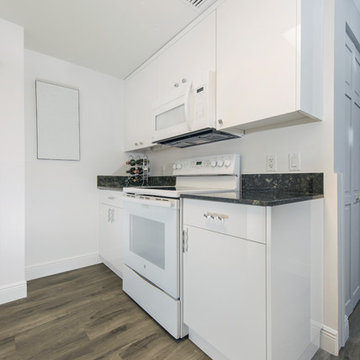 Modern Kitchen Update Done In a Level Acrylic White Door