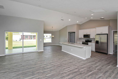 Trendy kitchen photo in Tampa
