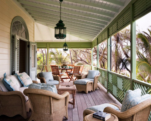 1,176 Tropical Porch Design Ideas & Remodel Pictures | Houzz