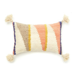 The Diagonal wool pillow - Outdoor Cushions And Pillows