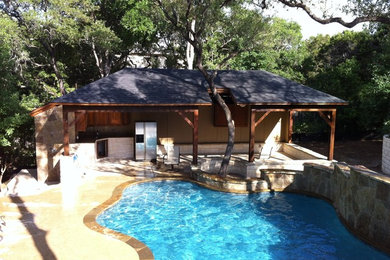 Inspiration for a timeless pool remodel in Austin
