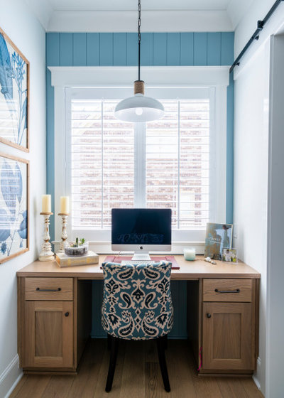 Beach Style Home Office by Jim Schmid Photography