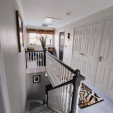 Hall stairs and landing