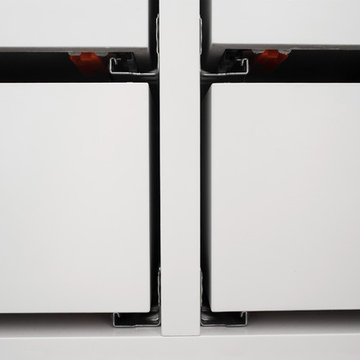 "L" shape wardrobe