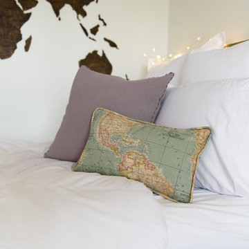 Travel Inspired Bedroom