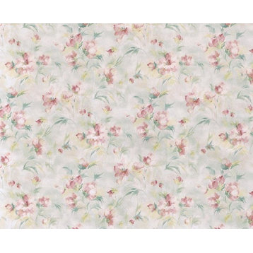 Modern Non-Woven Wallpaper For Accent Wall - Floral Wallpaper 23447, Roll