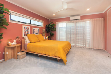 Example of a bedroom design in Brisbane
