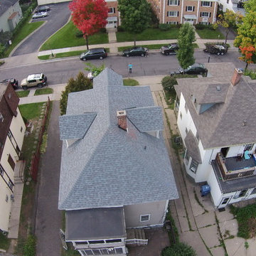 Owens Corning "Estate Gray" Color roof in Minneapolis, MN