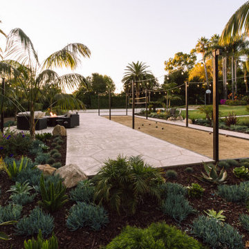 Hope Ranch Bocce Ball Court and Tropical Gardens