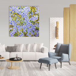 Aqua Vitae Drift I by Jacquelyn Stephens - Paintings