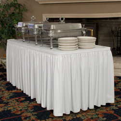 Wrinkle Free Table Skirting - Tablecloths