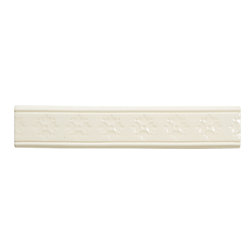 Tuileries Etoile Border in Pastis - Tile