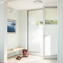 frosted door