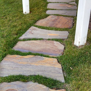 Chantilly - Boulder Steps, Flagstone Walkways, and Landscaping