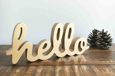 Hello Standing Word Sign