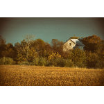 Pi Photography Wall Art and Fine Art - Farmhouse Wall Decoration: Abandoned Barn Photo, Colorized Unframed, 24x36 - Rustic Farmhouse Wall Decor: Abandoned Barn Colorized - Rural / Country Style Landscape / Nature Loose / Unframed Wall Art Print - Artwork