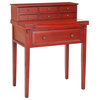 Safavieh Abigail Fold Down Desk, Egyptian Red