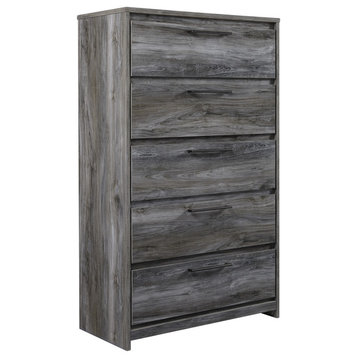 Baystorm 5 Drawer Chest in Gray B221-46