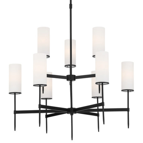 Minka Lavery 3849 First Avenue 9 Light 32"W Pillar Candle - Coal