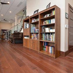 Bright Space & Distressed Floors - Hardwood Flooring