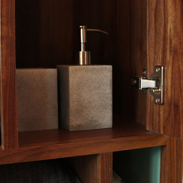 Walnut / Laminate Vanity