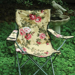 Glamping Chintz Lawn Chair - Outdoor Lounge Chairs