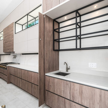 Massive Contemporary Two Tone Kitchen in West Bay