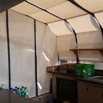 Designer Screens For a Hotel Bar Solarium