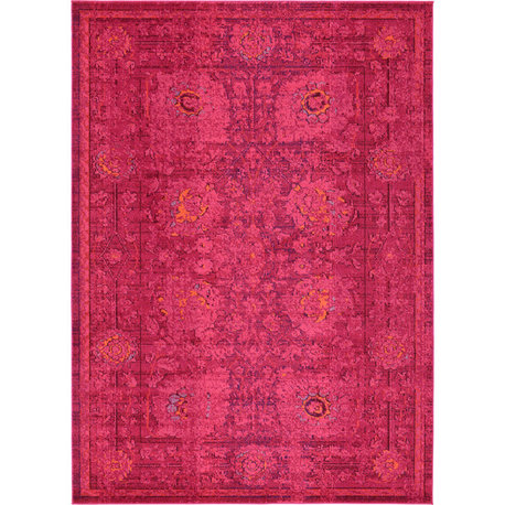 Unique Loom Red Salamanca Medici 7' 0 x 10' 0 Area Rug
