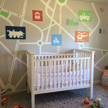 Boy's Room Design - Transportation Theme