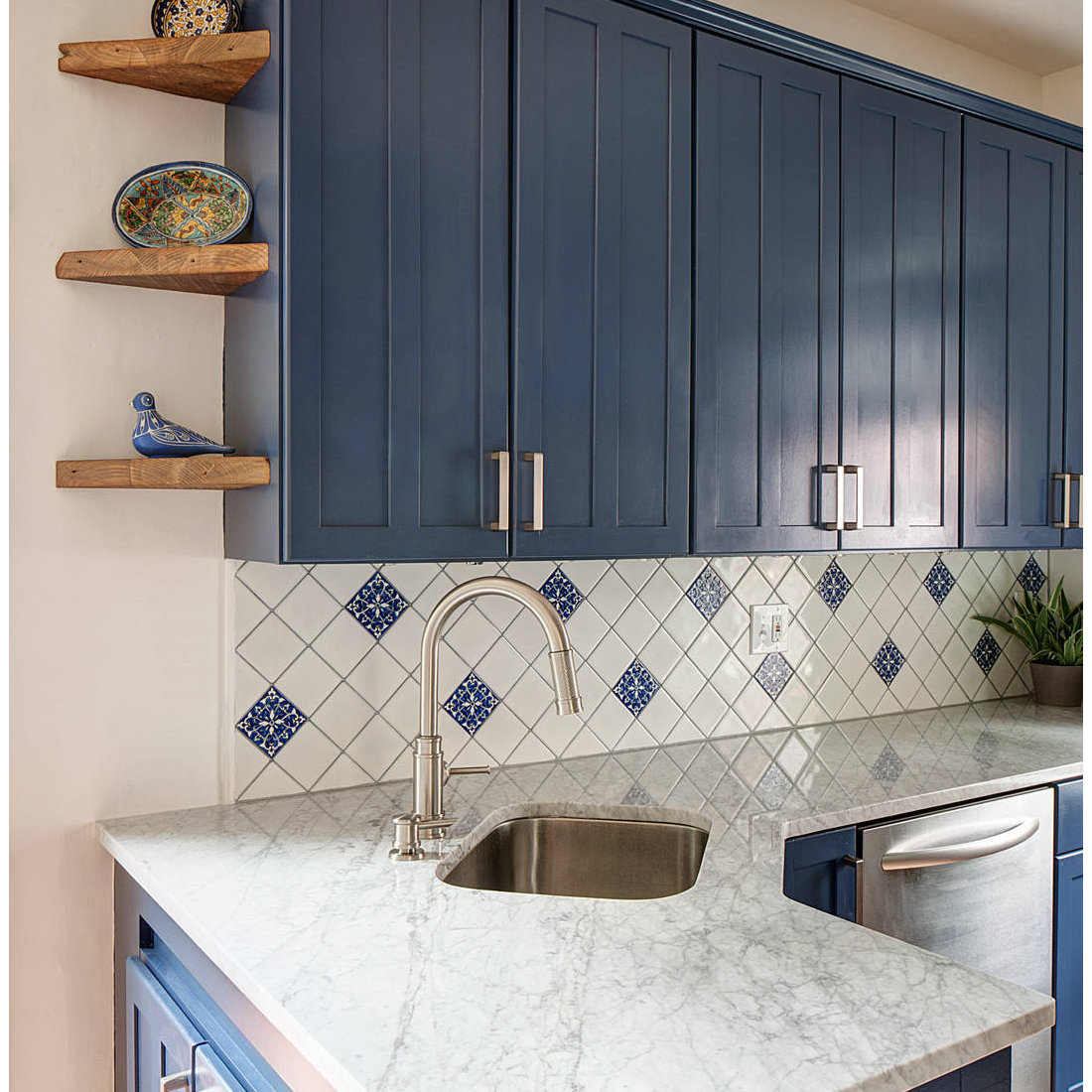 Bold Mediterranean Kitchen in Narberth