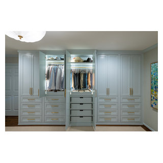 Bespoke Bedroom Closet - Transitional - Closet - Dallas - by Kathleen ...