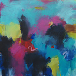 Early morning colour jump by Susan Llhamo - Paintings