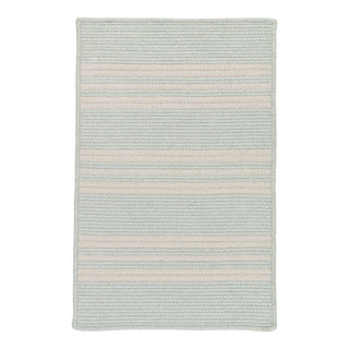 Sunbrella Southport Stripe Indoor/Outdoor Rug Casual Acrylic UH09, 5'x7 ...