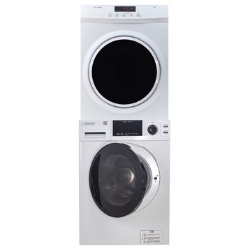 Equator 110V 1.6cf Washer With Pet Cycle, 110V 3.5cf Vented Sensor/Refresh Dryer