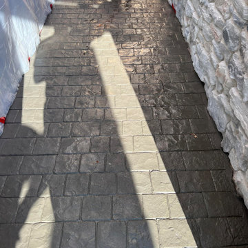 Stamped Sidewalk