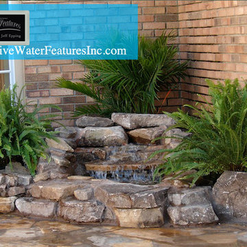 Small pool waterfall