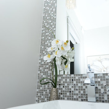 Contemporary powder room