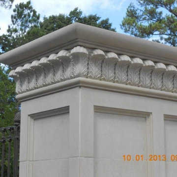 Custom Cut Lueders Limestone Carvings - Mezger